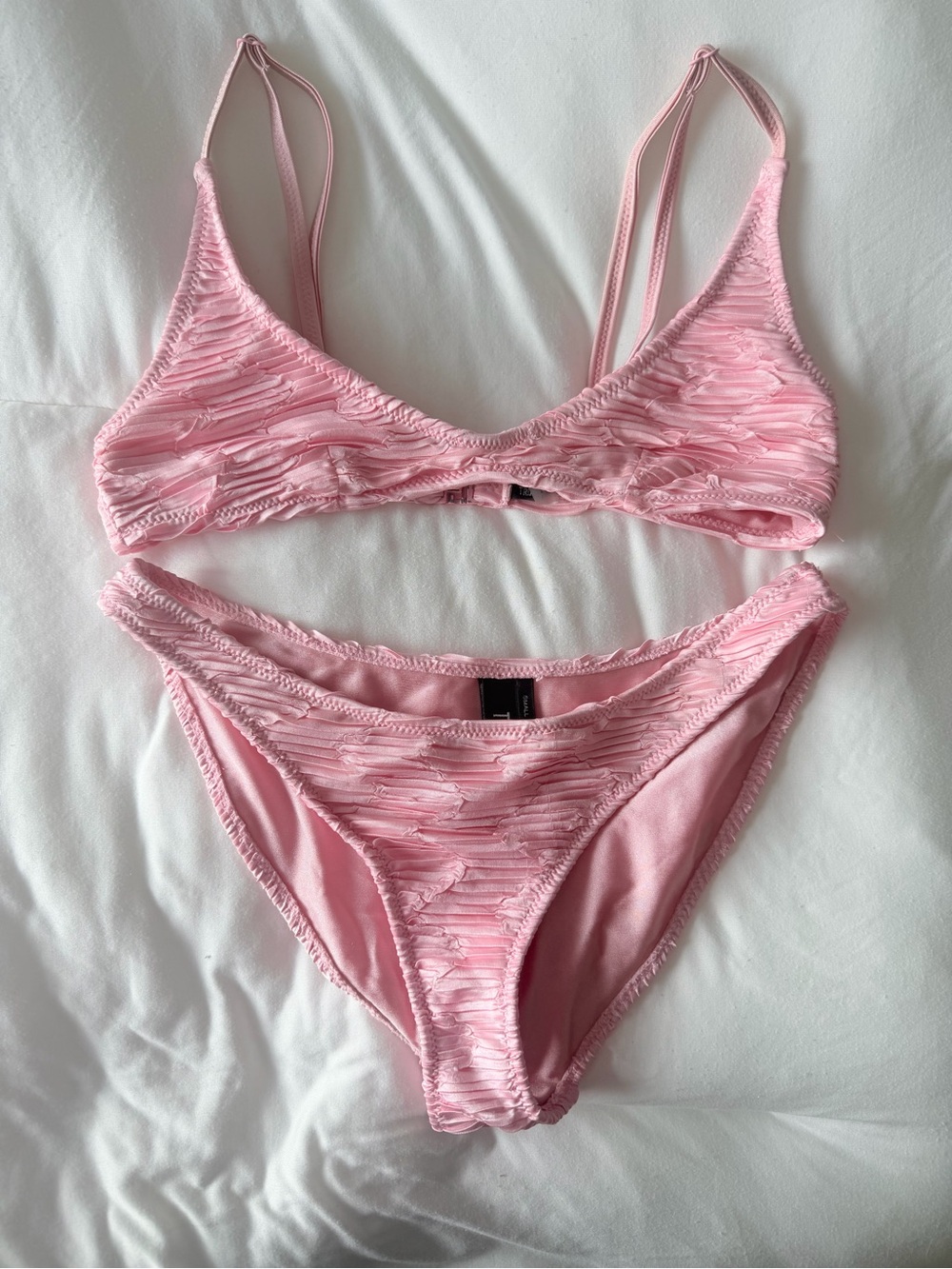 Pink triangl bikini